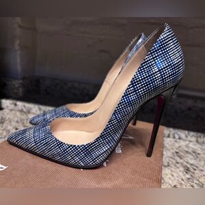 Christian Louboutin So Kate size 37- Navy/black/white